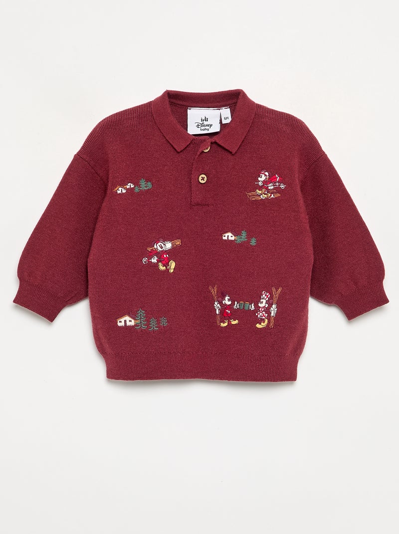 Conjunto 'Disney' de 2 piezas - Jersey + pantalón Rojo - Kiabi