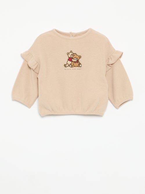 Conjunto 'Disney' de 2 piezas - Sudadera con volantes + legging - Kiabi