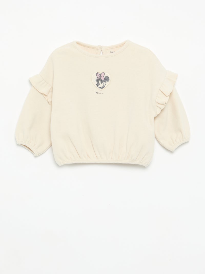 Conjunto 'Disney' de 2 piezas - Sudadera con volantes + legging Rosa - Kiabi