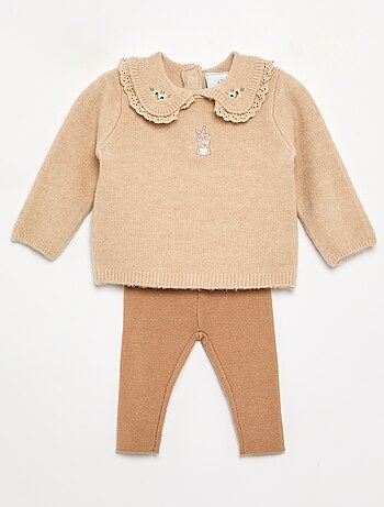 Conjunto 'Disney' de 2 piezas de punto - Jersey + legging