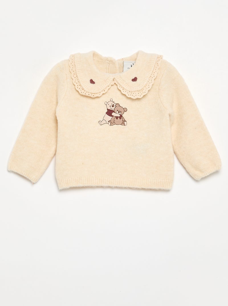 Conjunto 'Disney' de 2 piezas de punto - Jersey + legging Blanco - Kiabi