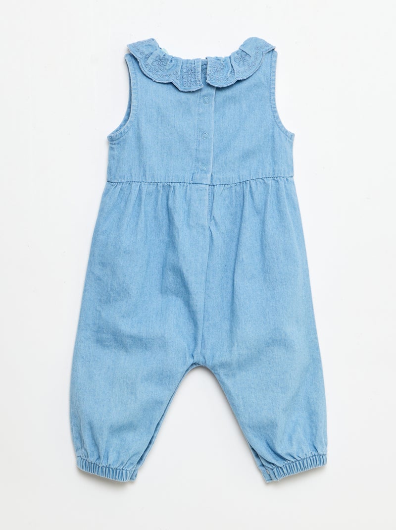 Conjunto 'Disney' de vaquero - Peto largo + diadema Azul - Kiabi