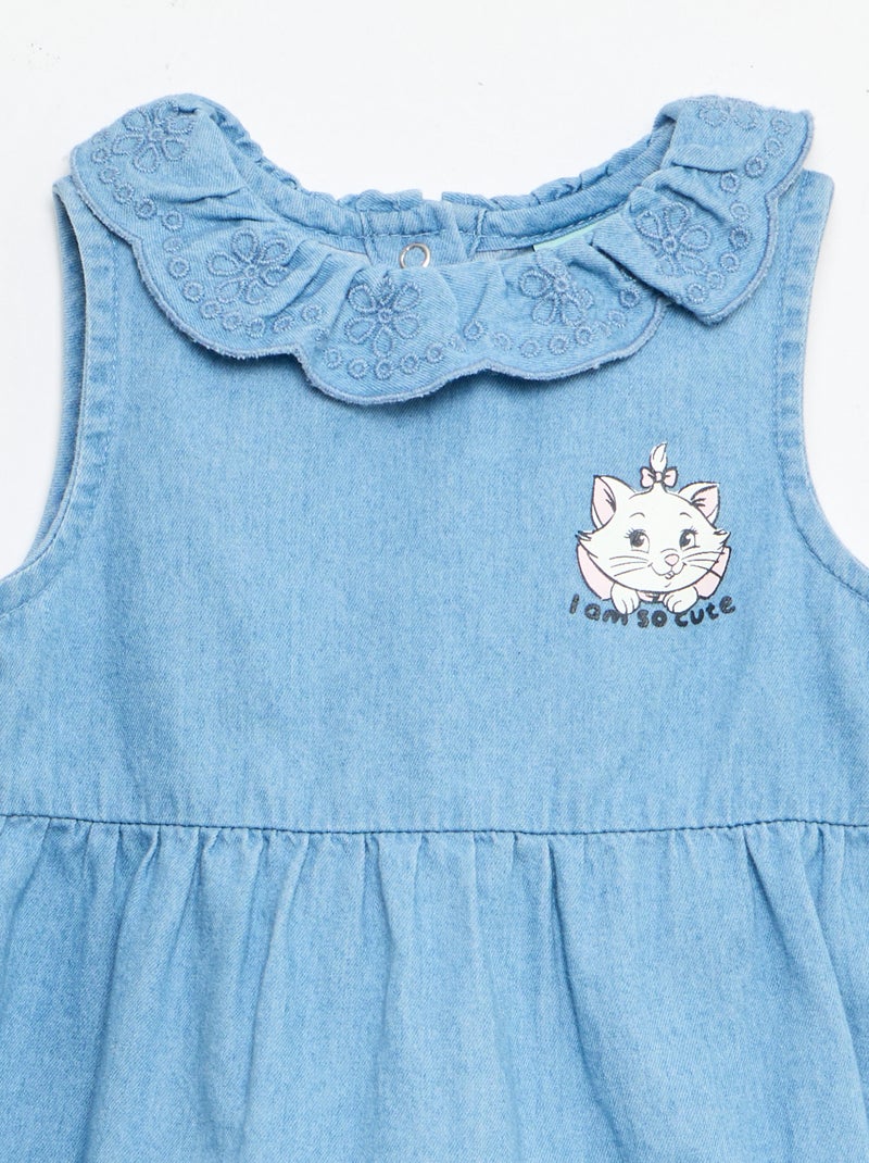 Conjunto 'Disney' de vaquero - Peto largo + diadema Azul - Kiabi