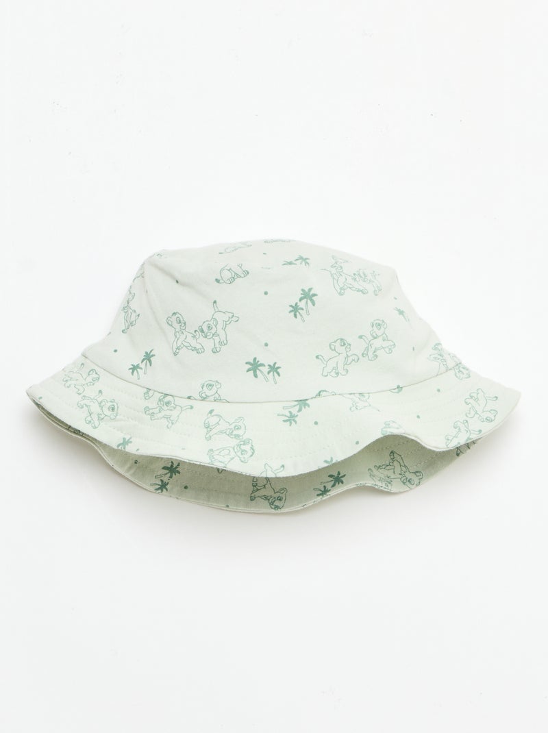 Conjunto "Disney" mono corto + gorro Verde - Kiabi