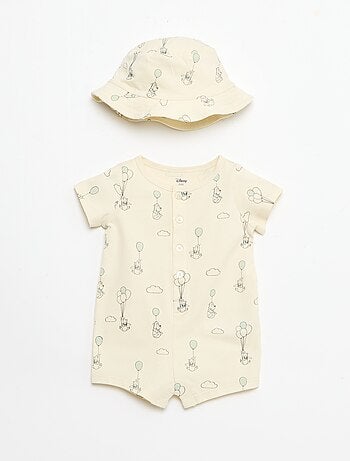 Conjunto "Disney" mono corto + sombrero