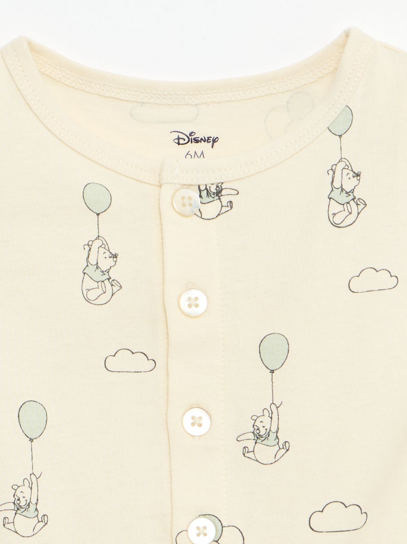 Conjunto 'Disney' mono corto + sombrero Beige - Kiabi