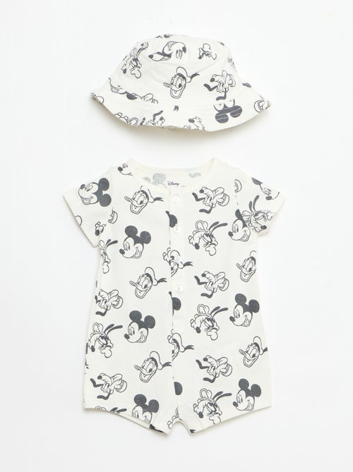 Conjunto "Disney" mono corto + sombrero - Kiabi