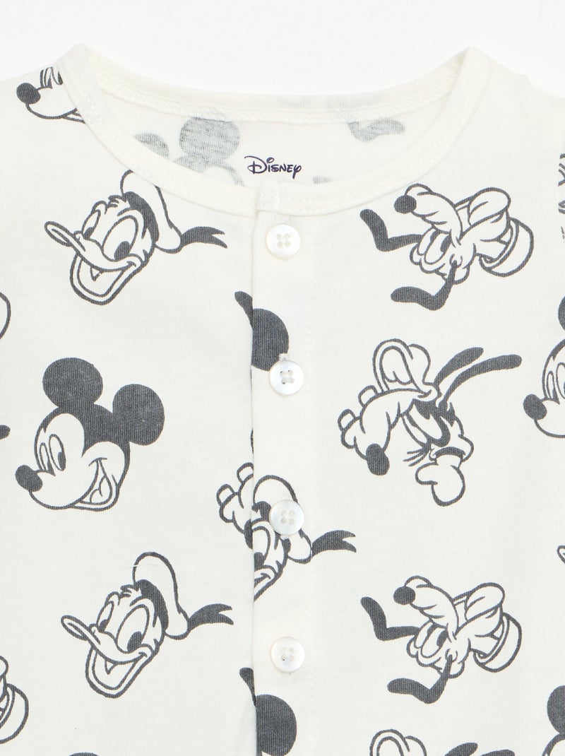 Conjunto "Disney" mono corto + sombrero Blanco - Kiabi