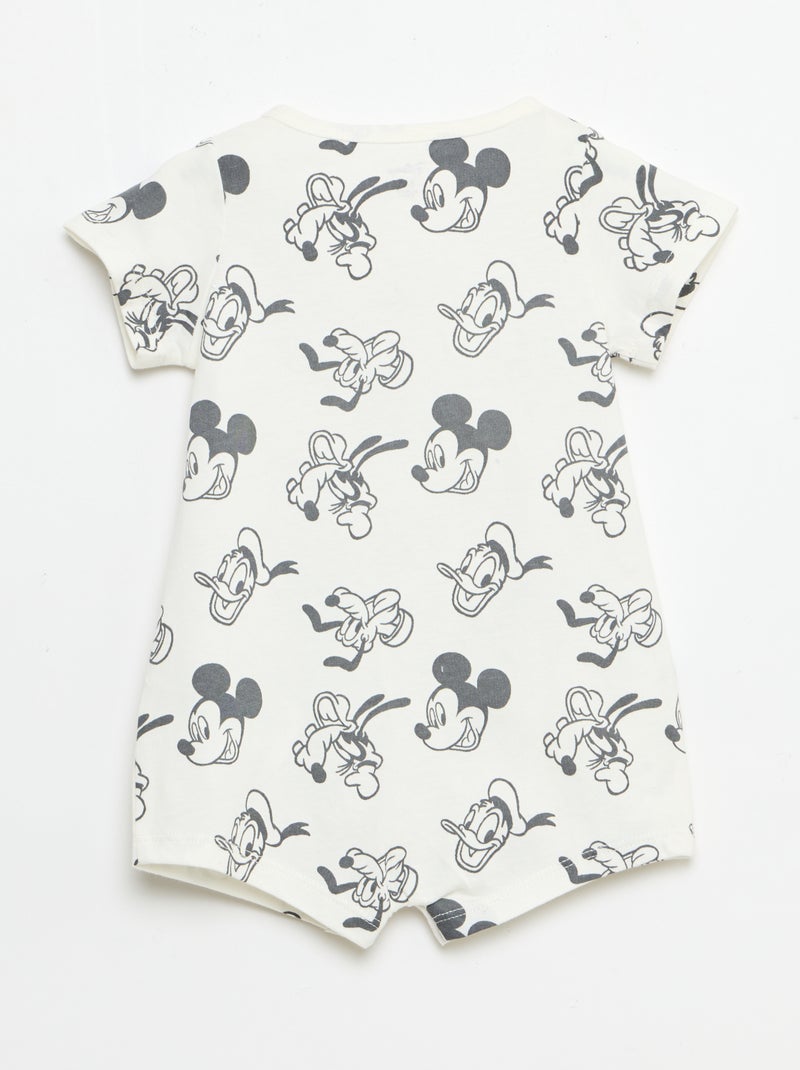 Conjunto "Disney" mono corto + sombrero Blanco - Kiabi