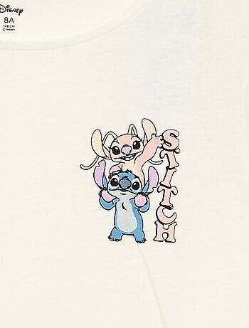 Conjunto 'Disney' Stitch' 2 piezas - pichi vaquero + camiseta de manga larga