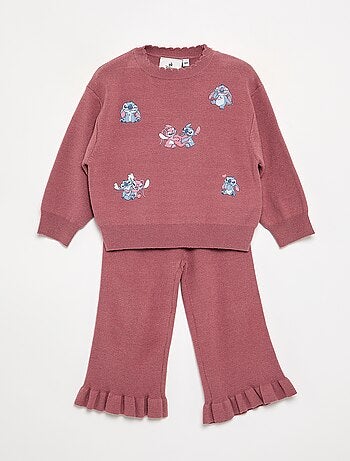 Conjunto 'Disney' 'Stitch' de 2 piezas - Jersey + pantalón