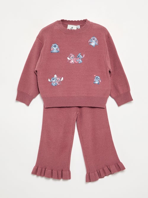 Conjunto 'Disney' 'Stitch' de 2 piezas - Jersey + pantalón - Kiabi