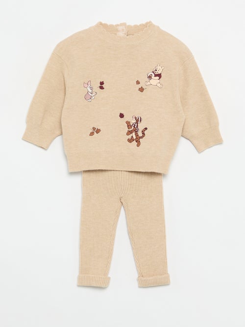 Conjunto 'Disney' 'Winnie' 2 piezas - Jersey + legging - Kiabi
