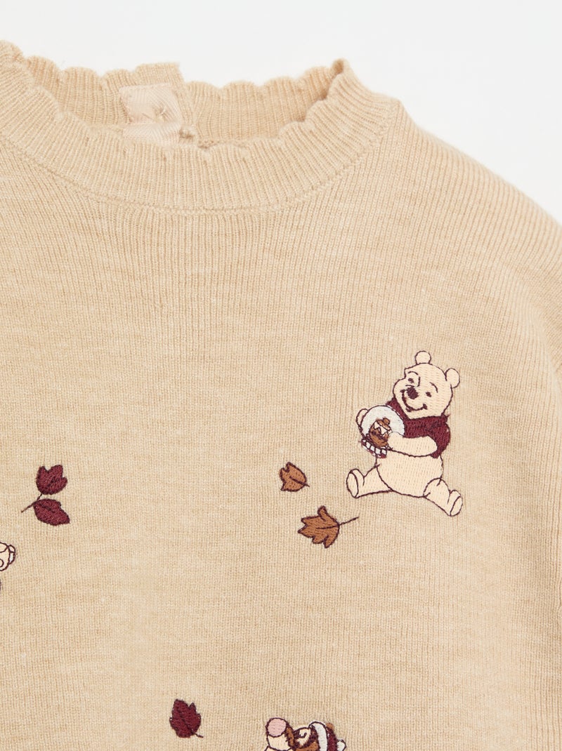 Conjunto 'Disney' 'Winnie' 2 piezas - Jersey + legging Beige - Kiabi