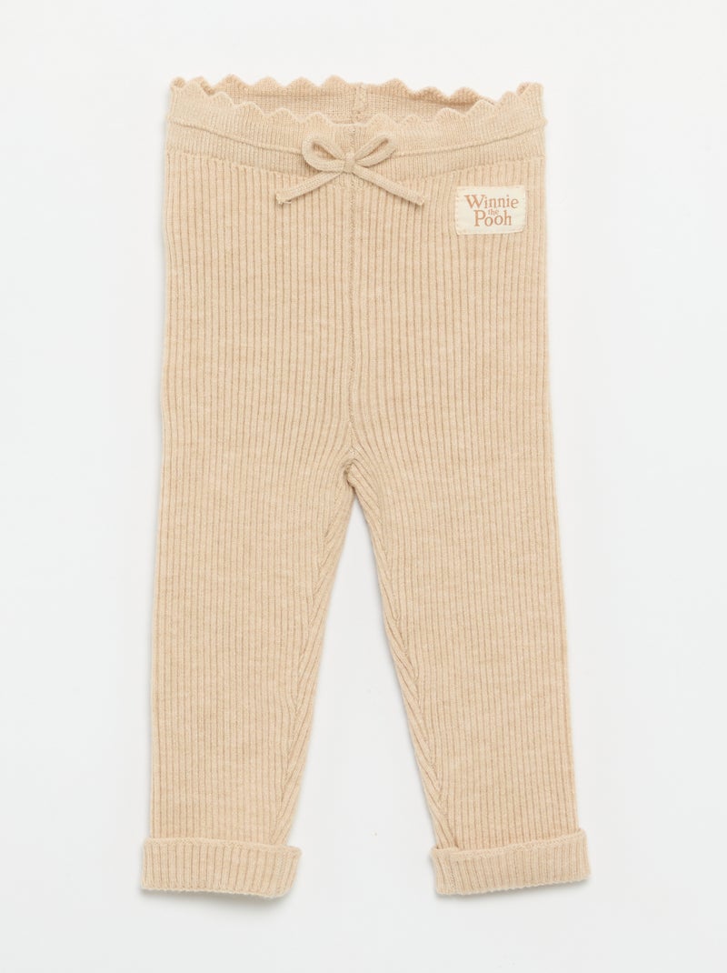 Conjunto 'Disney' 'Winnie' 2 piezas - Jersey + legging Beige - Kiabi