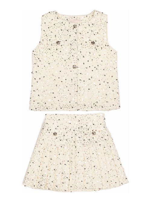 Conjunto elegante adornado con lentejuelas - Kids Star - Kiabi