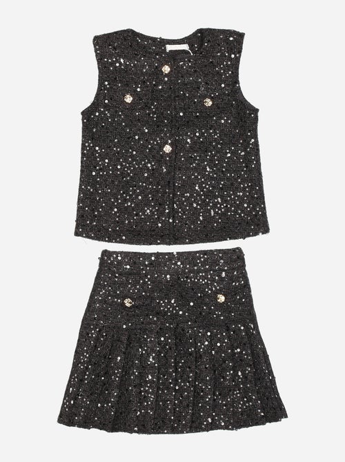 Conjunto elegante adornado con lentejuelas - Kids Star - Kiabi Conjunto elegante adornado con lentejuelas - Kids Star - Kiabi