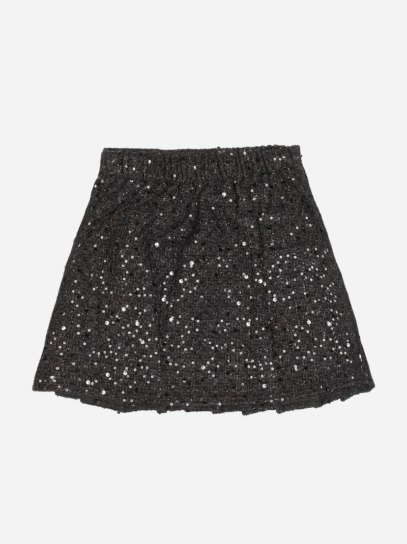 Conjunto elegante adornado con lentejuelas - Kids Star Negro - Kiabi