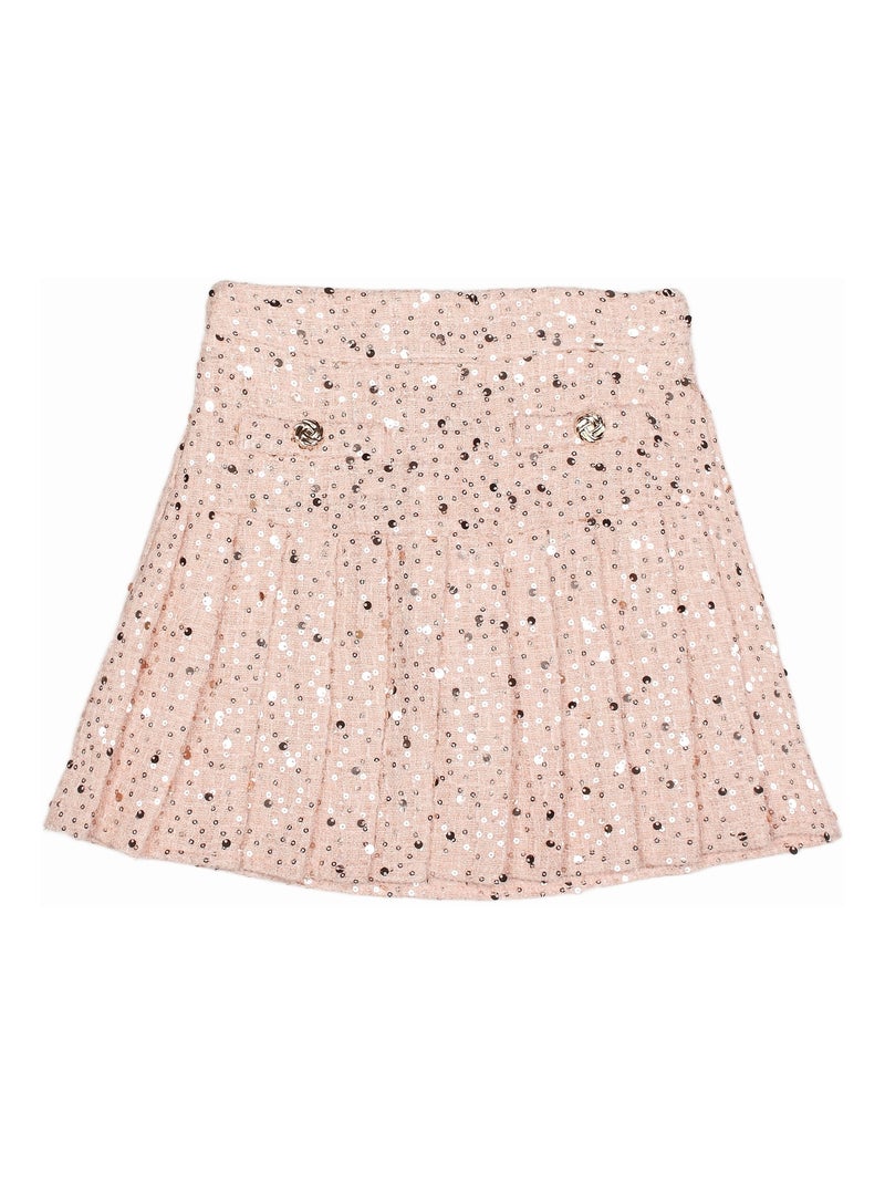 Conjunto elegante adornado con lentejuelas - Kids Star Rosa - Kiabi