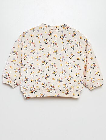 Conjunto estampado de sudadera + legging - 2 piezas