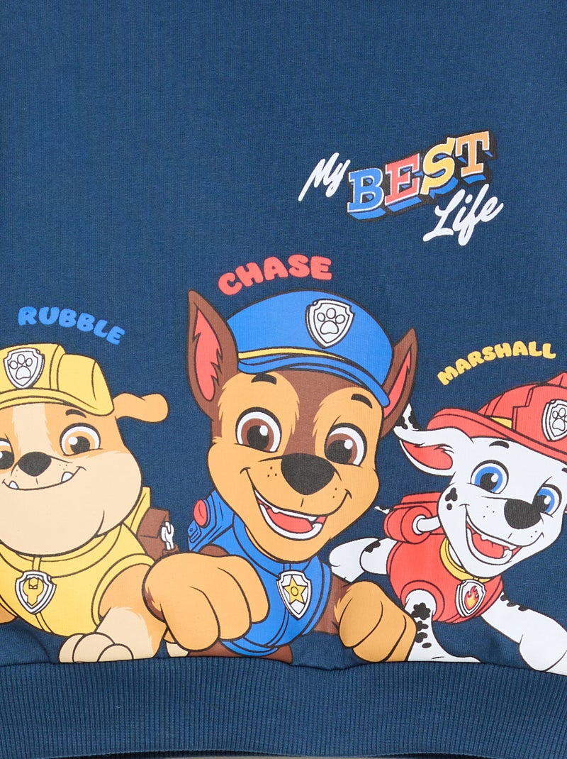 Conjunto estampado 'Patrulla Canina' camiseta + bermuda de algodón Azul - Kiabi