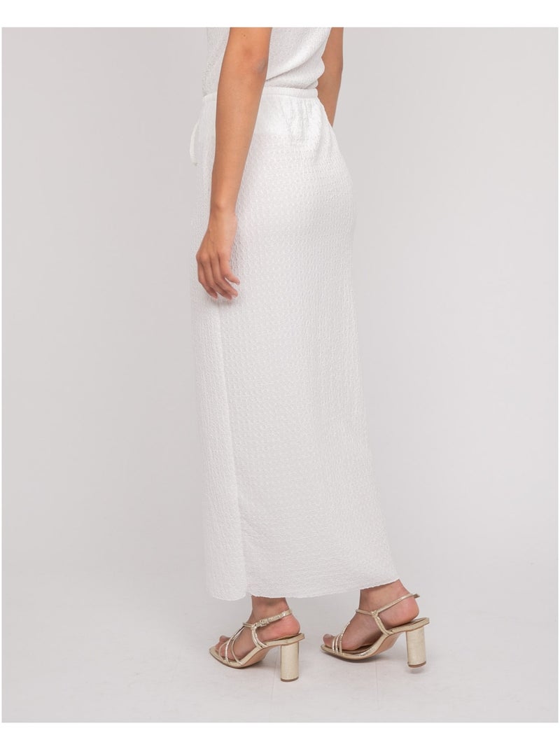 Conjunto falda gofrada XOTAKA Blanco - Kiabi