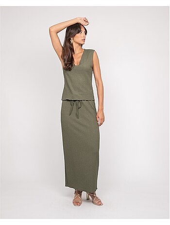 Conjunto falda gofrada XOTAKA