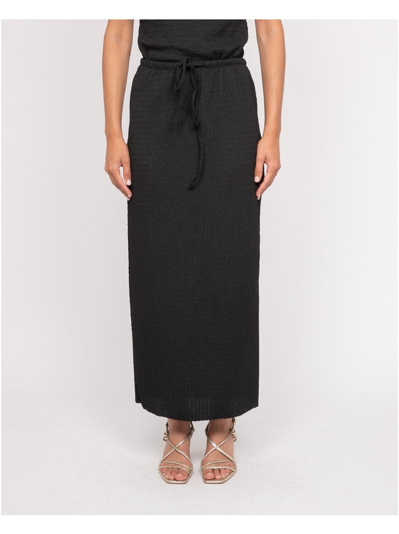 Conjunto falda gofrada XOTAKA Negro - Kiabi