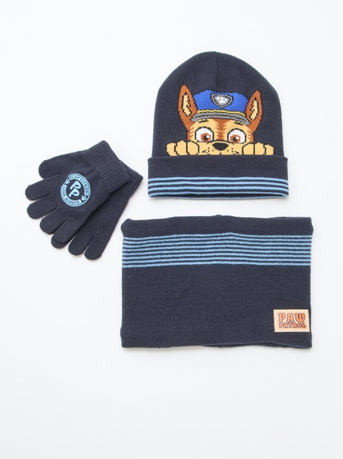 Conjunto gorro + braga de cuello + guantes 'Patrulla Canina' - 3 piezas - Kiabi