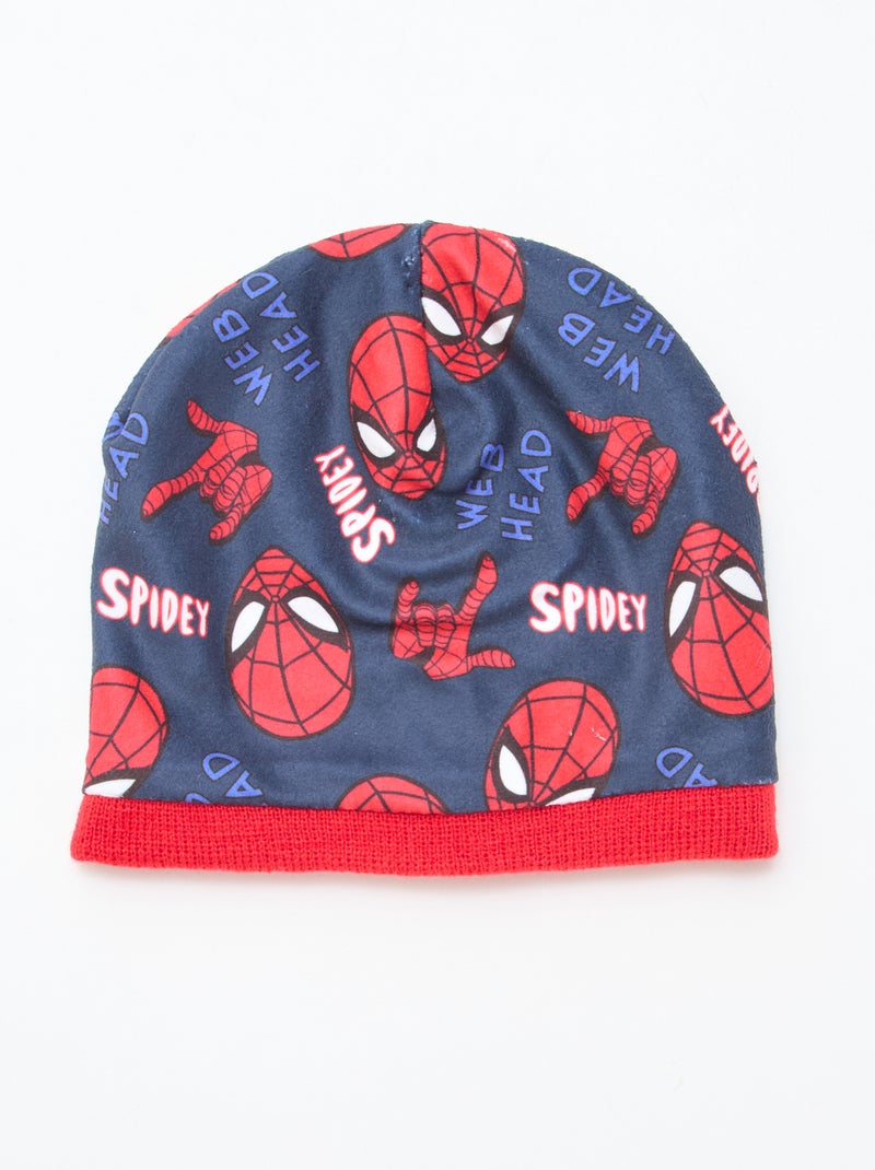 Conjunto gorro + braga de cuello + guantes 'Spiderman' 'Marvel' - 3 piezas Rojo - Kiabi