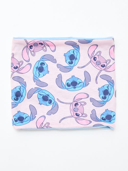 Conjunto gorro + braga de cuello + guantes 'Stitch & Angel' - 3 piezas - Kiabi