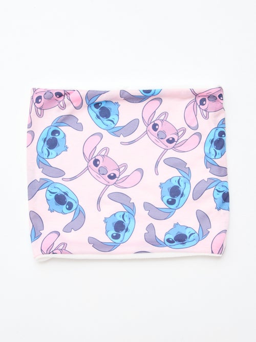 Conjunto gorro + braga de cuello + guantes 'Stitch & Angel' - 3 piezas - Kiabi