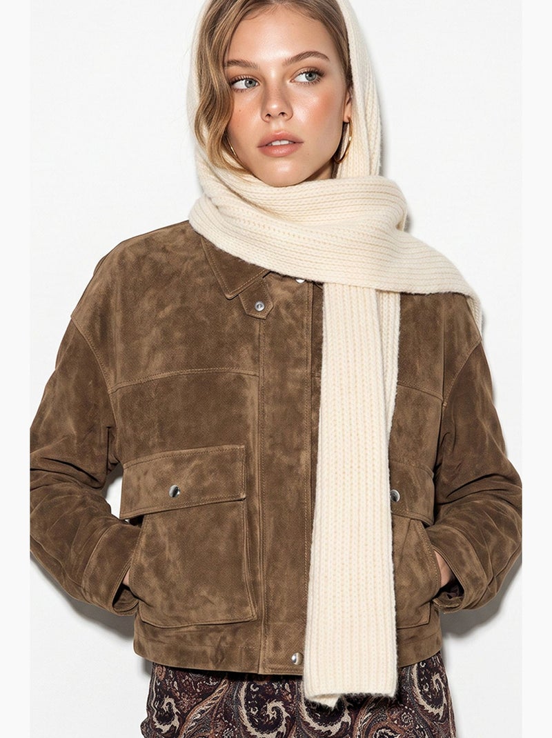 Conjunto gorro bufanda guantes mujer lucci Beige natural - Kiabi