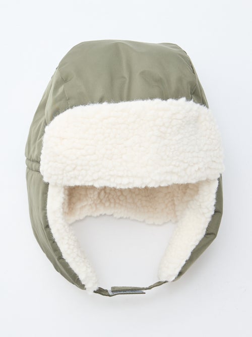 Conjunto gorro con orejeras + manoplas - Kiabi