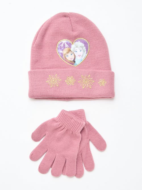 Conjunto gorro + guantes 'La reina de las nieves' - 2 piezas - Kiabi