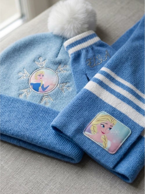 Conjunto gorro, guantes y bufanda frozen disney infantil - Kiabi Conjunto gorro, guantes y bufanda frozen disney infantil - Kiabi