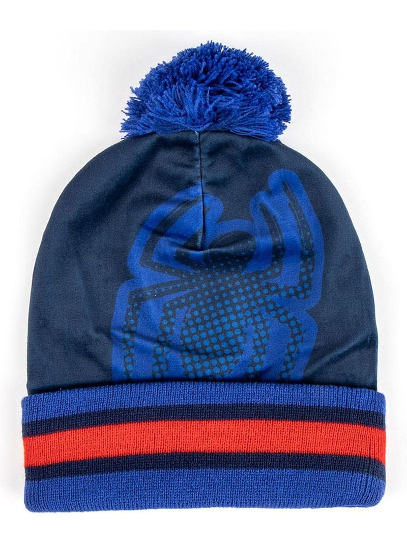 Conjunto gorro, guantes y snood niño Spider-Man Marvel – Talla única Azul Rojo - Kiabi