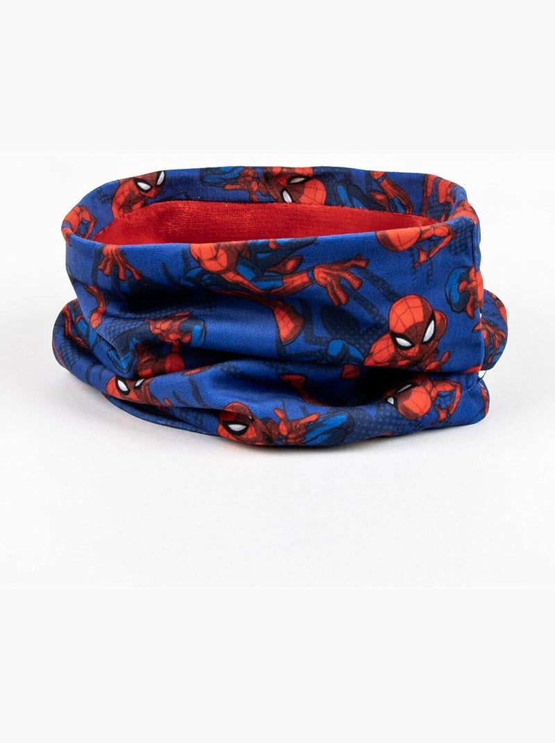 Conjunto gorro, guantes y snood niño Spider-Man Marvel – Talla única Azul Rojo - Kiabi