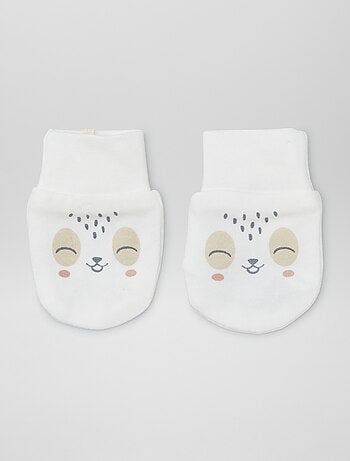 Conjunto gorro + manoplas 'Petit Béguin'