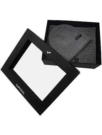 Conjunto Gorro y Bufanda para Hombre Kaporal