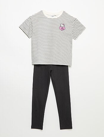 Conjunto 'Hello Kitty' 2 piezas - camiseta marinera + legging