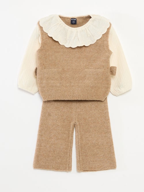 Conjunto jersey 2 en 1 + leggings - Kiabi