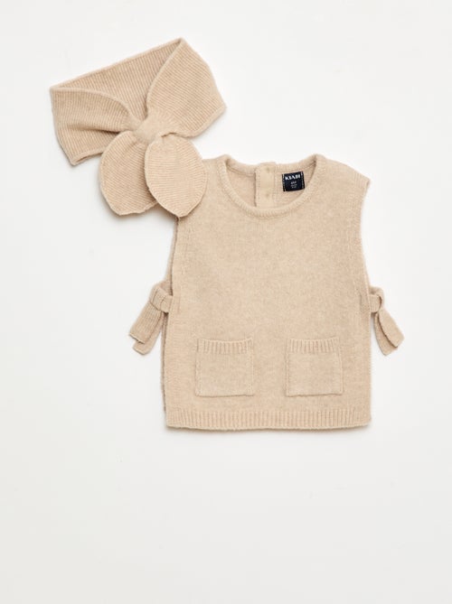 Conjunto jersey + bufanda fina - Kiabi