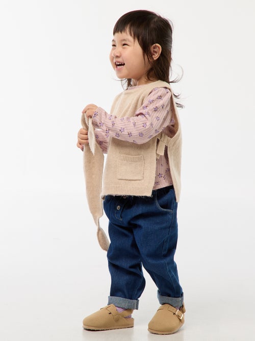 Conjunto jersey + bufanda fina - Kiabi