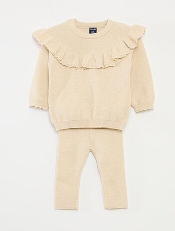 Conjunto jersey + leggings de punto