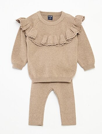 Conjunto jersey + leggings de punto