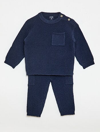 Conjunto jersey + pantalón de punto - 2 piezas