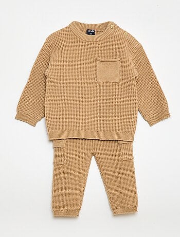 Conjunto jersey + pantalón de punto - 2 piezas
