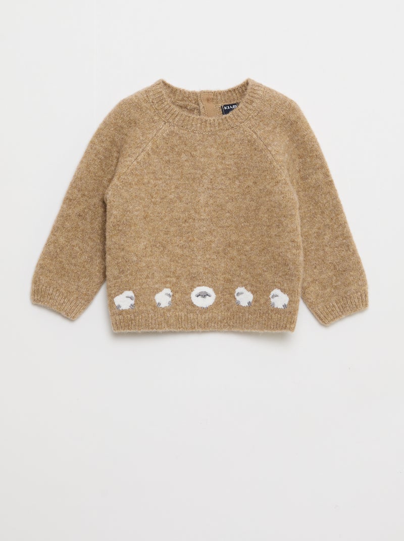 Conjunto jersey + pantalón de punto - 2 piezas Marron - Kiabi