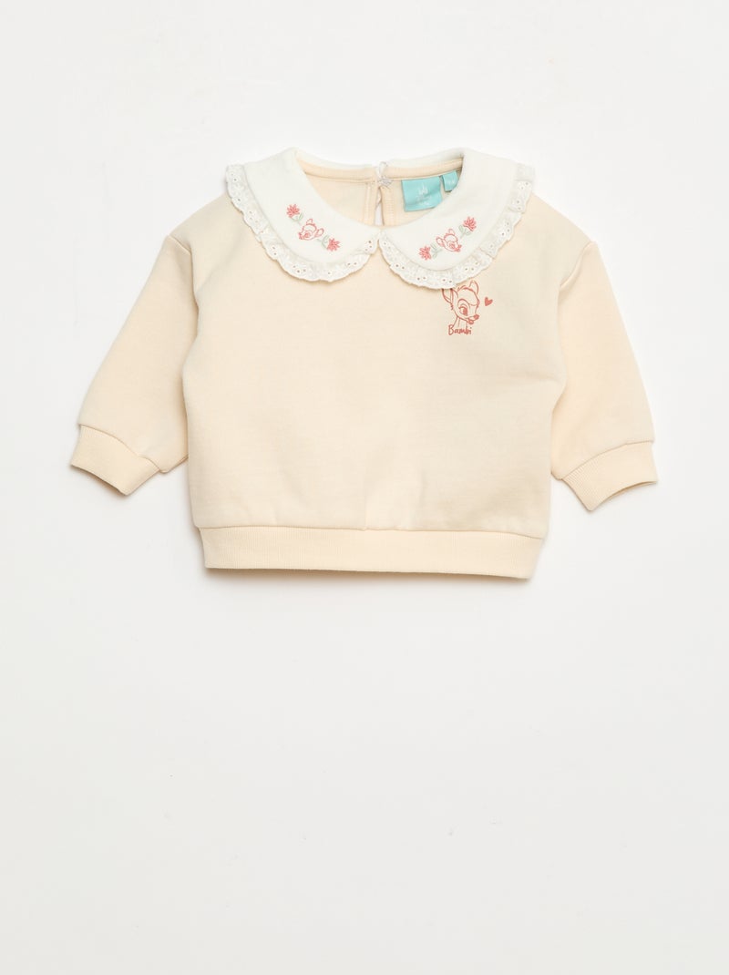 Conjunto jogging sudadera + pantalón + babero 'Marie' 'Disney' - 3 piezas Rosa - Kiabi